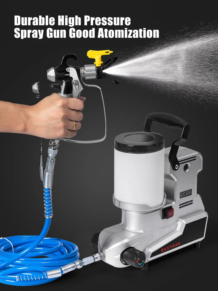 Multifunctional 1200W Airless Paint Sprayer Machine 2L Small Portable Electric Spray Gun High Power Home Painting