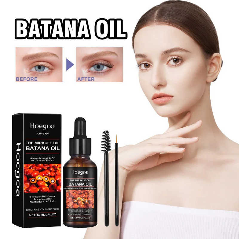 

Multi-Purpose Batana Hair Oil - For Hair Growth, Eyelashes & Eyebrows - Nourishing Treatment To Moisturize & Strengthen