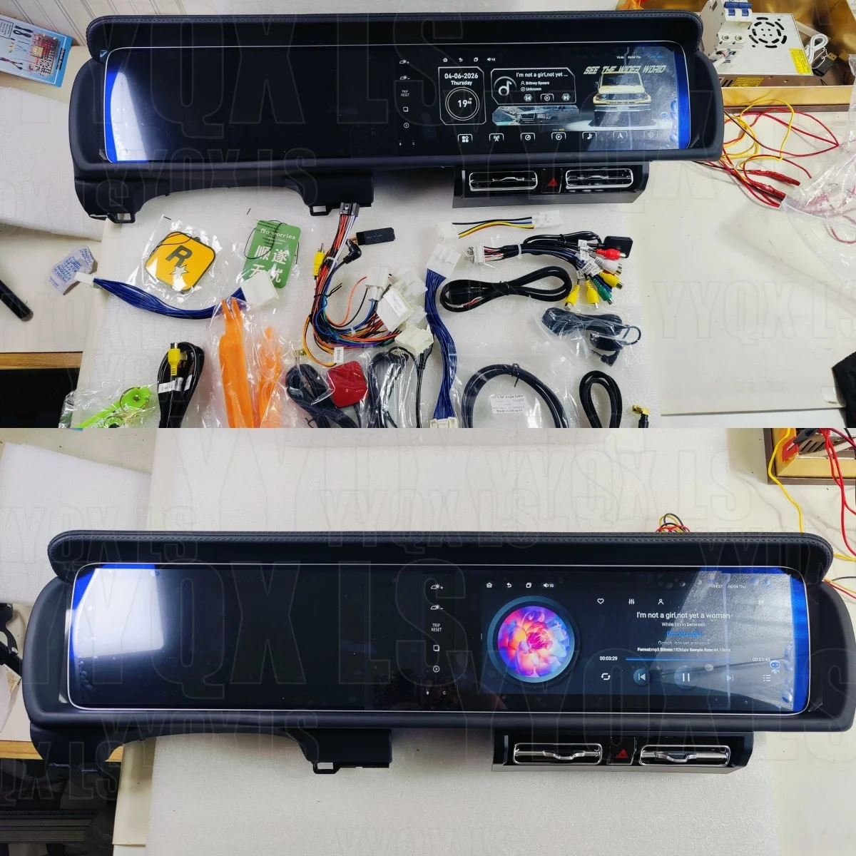 Dual 12.3 Inch Screen For TOYOTA LAND CRUISER LC76 2008 - 2021 Android 13 Car Radio GPS Navigation Stereo Multimedia Head Unit