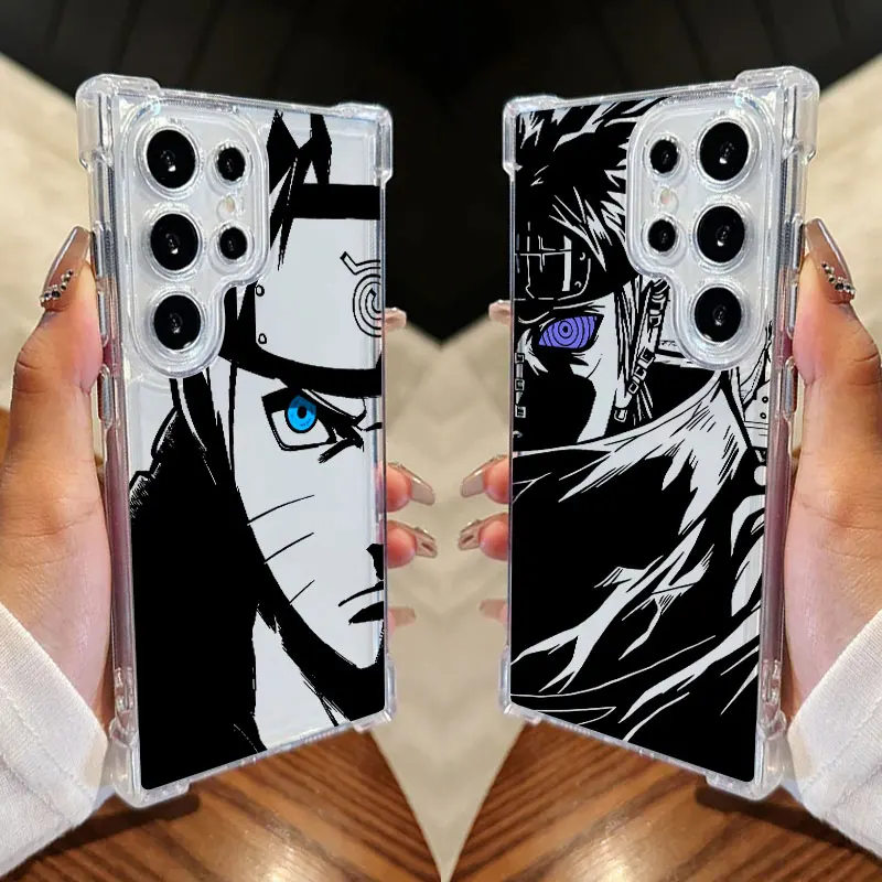 Uzumakis Pains Cool Art Clear Phone Case For Samsung Galaxy S26 S25 S24 Ultra S23 S22 Plus S21 S20 S26FE 5G Soft Silicone Cover