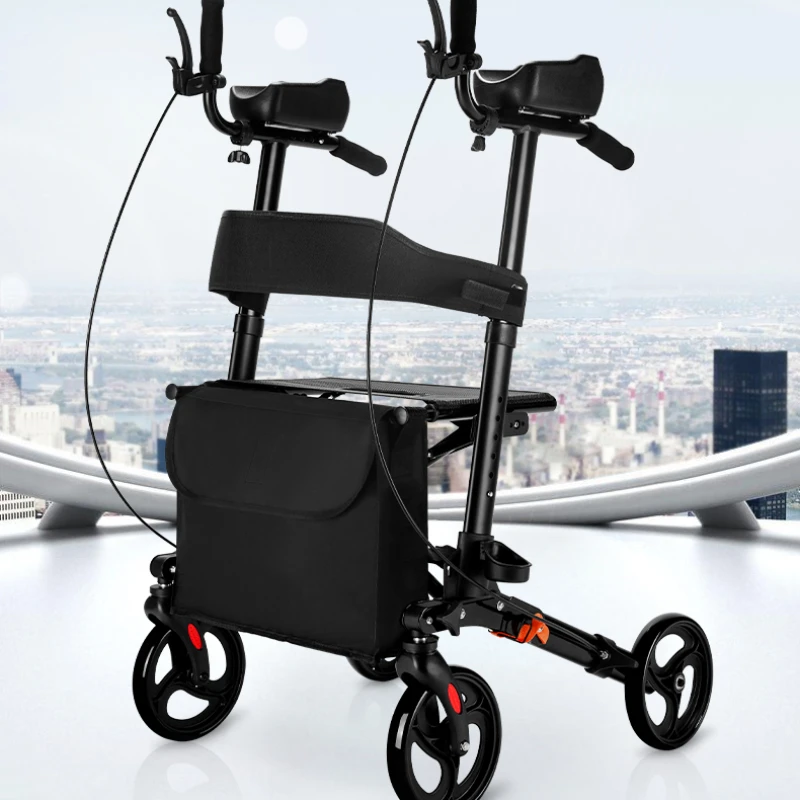 Portable Device Senior Chairs Disabled Portable Adjustable Stool Senior Chairs Trolleys Storage Bag Wheelchair Senior Furniture