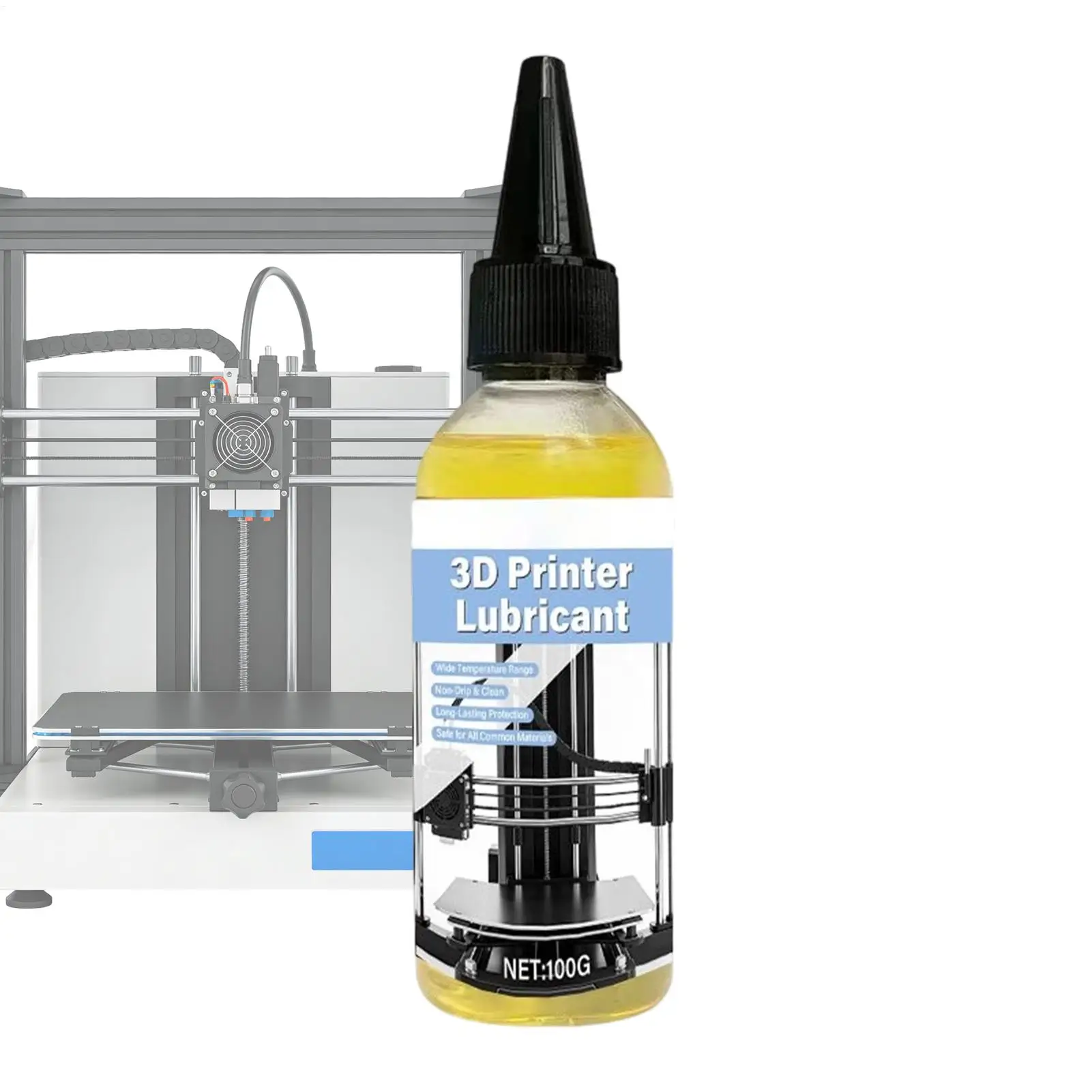 

3D Printer Lubricant Grease Dust Resistant Prevents Jams 3D Printer Machine Lubricating Oil for Professionals Technicians