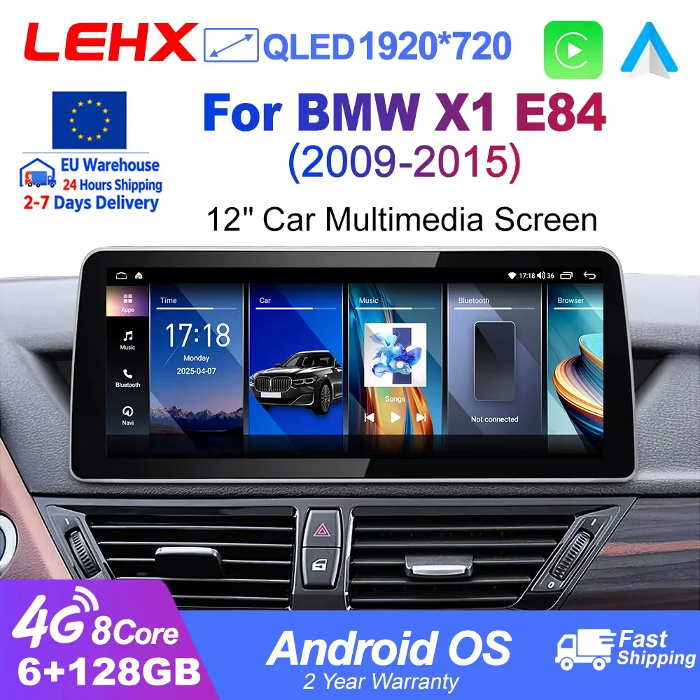 LEHX L5PRO 8Core 4G DSP Android 15 Autoradio Multimediale per Auto con CarPlay Wireless e Android Auto per BMW X1 E84 Anni 2012 2013 Stereo per Auto WIFI Autoradio