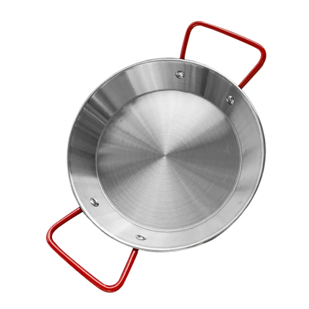 

1Pcs Stainless Steel Dinner Plate Party Serving Tray Anti-Scalding Thickened Bottom Snack Dish Baking Oven Microwave Compatible