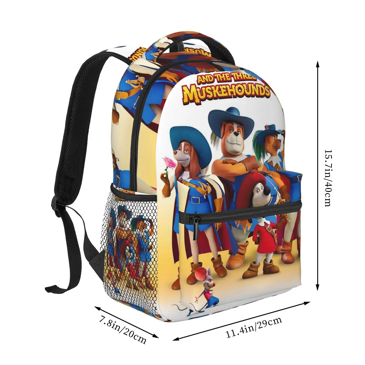 Dogtanian And The Three Muskehounds Cartoon Backpacks Boys Girls Bookbag Children School Bags Cartoon Kids Rucksack Shoulder Bag