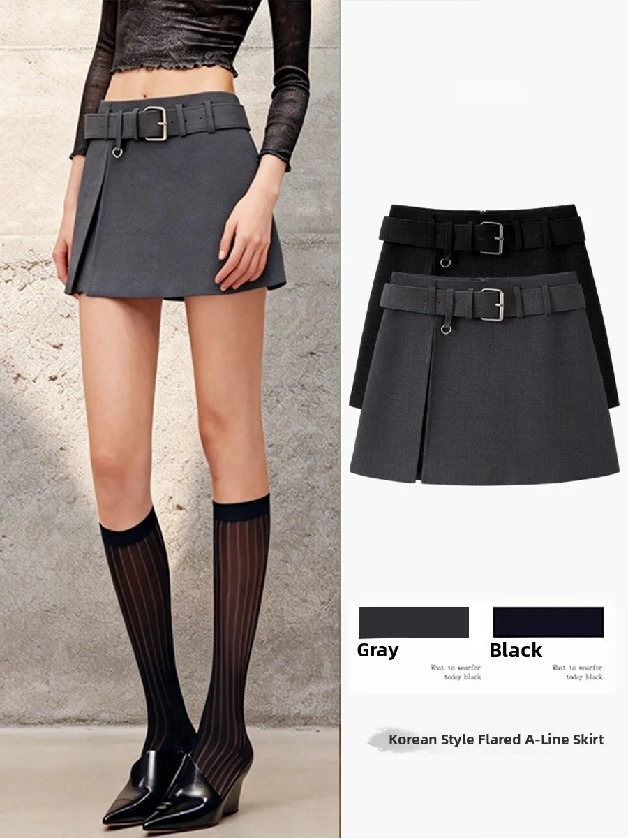 

Асимметричная юбка с высокой талией и разрезом, женская, весна-осень, новая, для офиса, приталенная, А-силуэт, модная, женская.