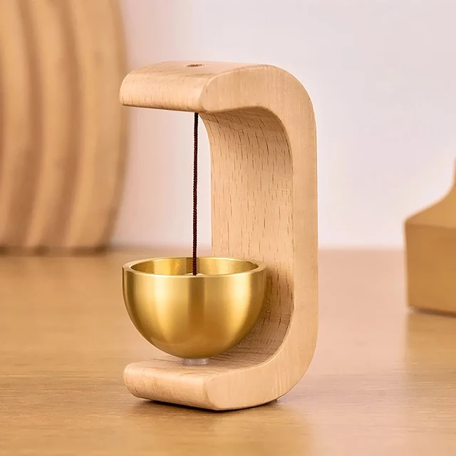 Japanese Wooden Wind Chimes Wireless Doorbell Hanging Decorations Entrance Door Bell Decorative Wind Bell for Home Opening 6