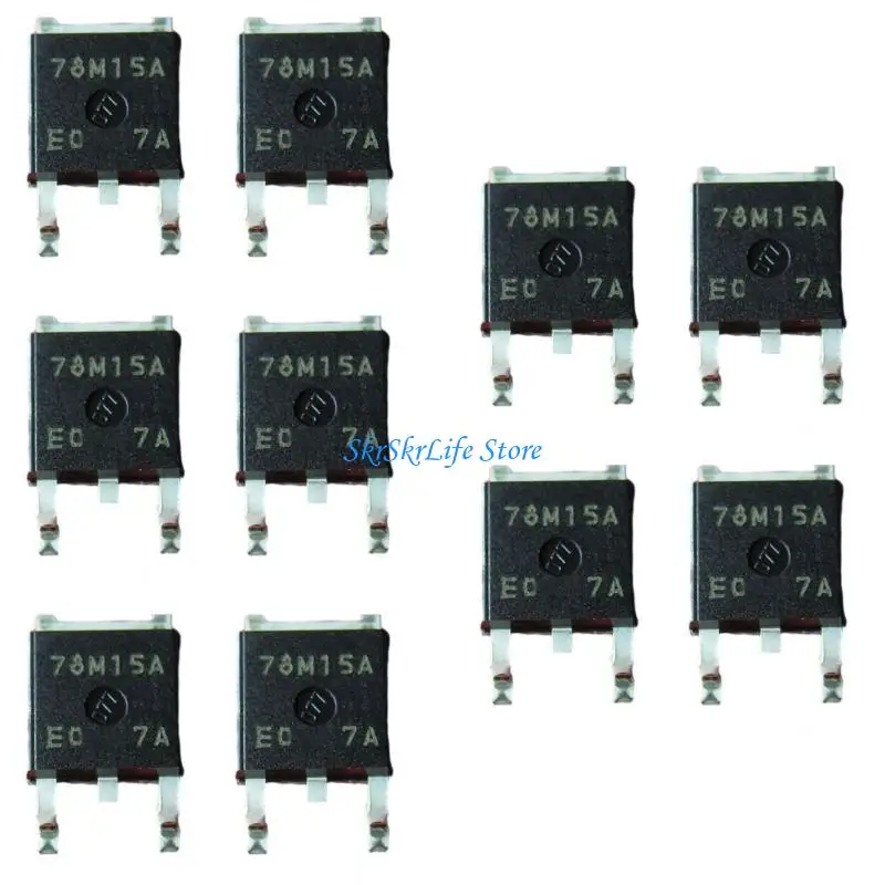 

E65E 10Pieces/set NJM78M15DL1A Chipset for Electronic Project Reliable Efficient Development Board Electronic Accessories