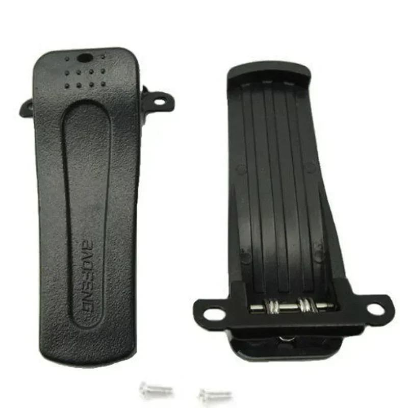 

Brand New Spare Part Back Belt Clip For Baofeng BF-666S BF-777S BF-888S 2-Way Radio Walkie Talkie with 2pcs Screws