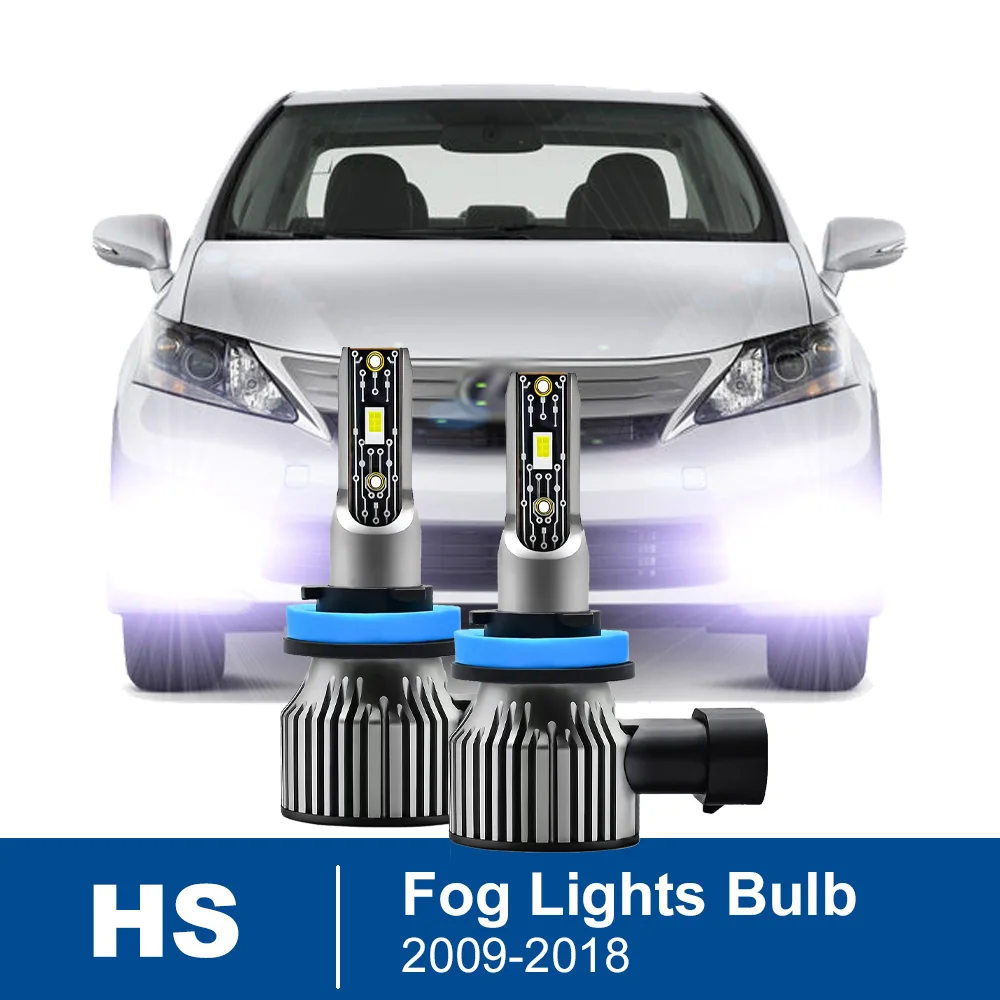 

2pcs Led Car Fog Lamp For Lexus HS 2009 2010 2011 2012 2013 2014 2015 2016 2017 2018 Front Fog Light Bulb Car Accessories Canbus