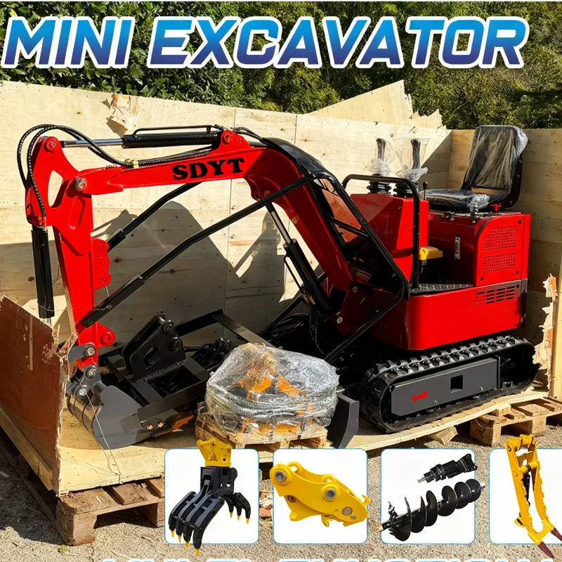 حفارة صغيرة مخصصة مع محرك كوبوتا - حفار صغير عالي الكفاءة 1.2 طن يورو 5/CE/EPA لمشاريع البناء #2