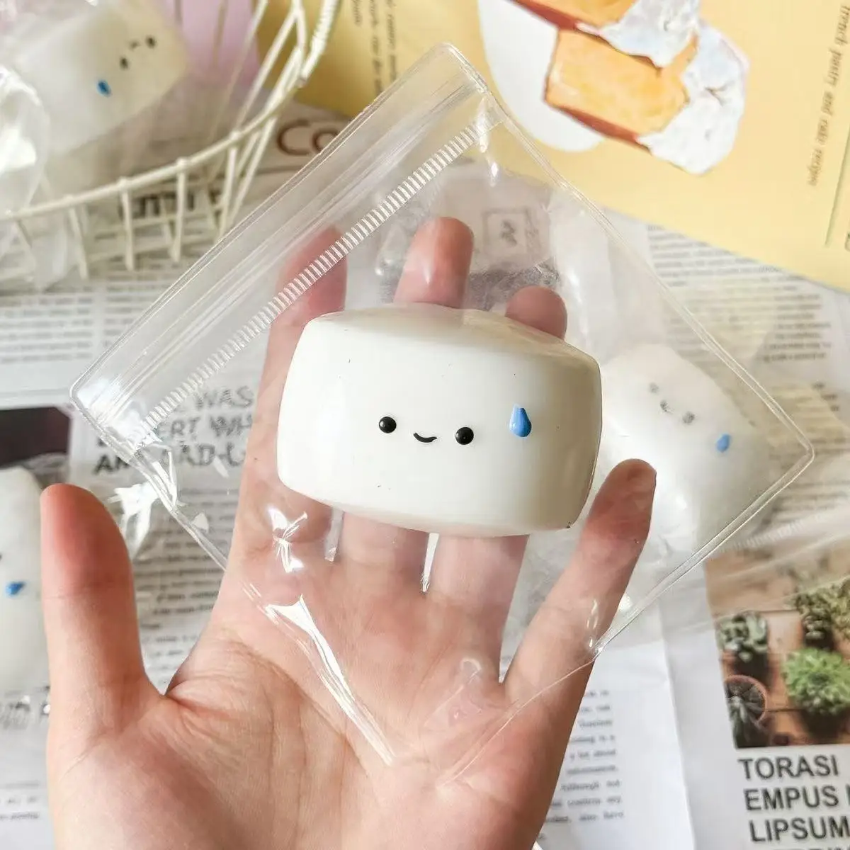 Addictive Squeeze Toy! Ultraweiche Silikon-Lebensmittel bietet einen befriedigenden Squish und Slow-Rebound-Großhandel nach Maß