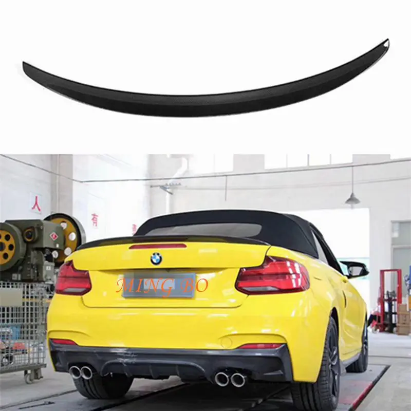 

FOR BMW 2 Series F22 F23&M2 F87 P Style Carbon fiber Rear Spoiler Trunk wing 2014-2020 FRP Forged carbon