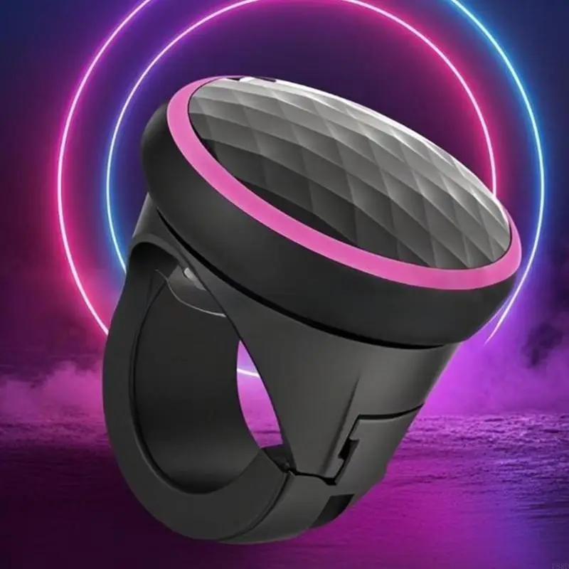 Kenop Pemintal Roda Kemudi Universal Pemintal Mudah Selesai Hitam Halus untuk Truk, Traktor, Perahu