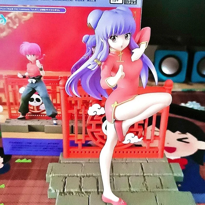 

Аутентичная боевая сцена Sega Luminasta Ranma 1/2 Early Yi Female Ranma Shanpu, ручная работа