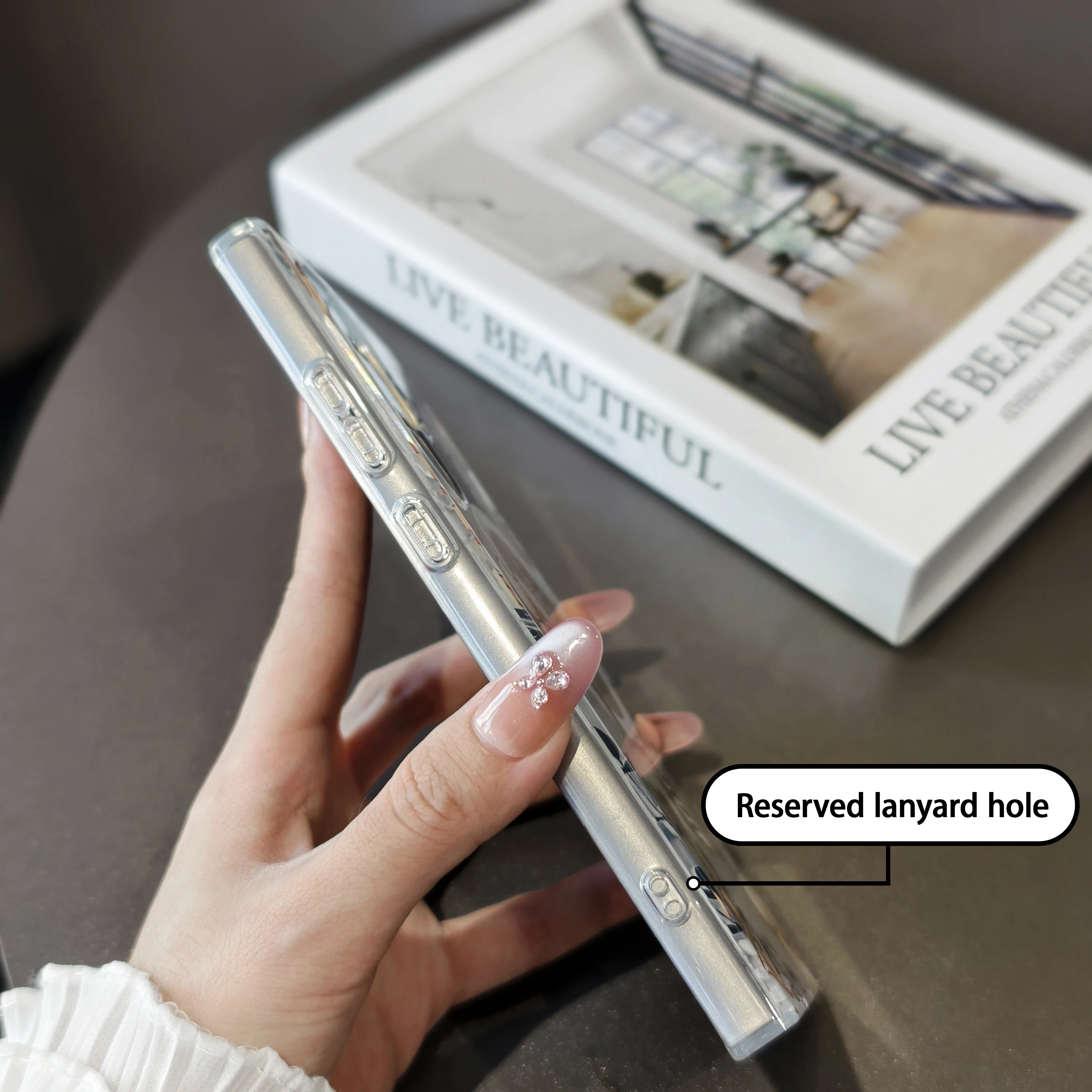 เคส Magsafe โปร่งใสสุดหรูหราลายดอกไม้หลากสีสำหรับ Galaxy S25 สำหรับ Samsung S24 Ultra S23 FE S25 Plus แบบแข็ง