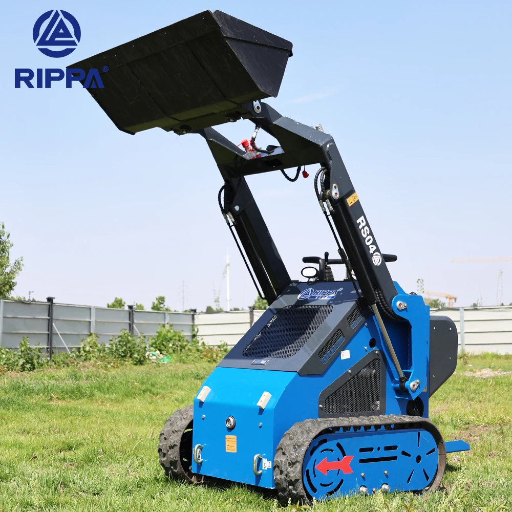 

Earth-Moving Machinery Small Skid Steer Front End Loader Crawler Sliding Loader Mini Skid Steer Loader
