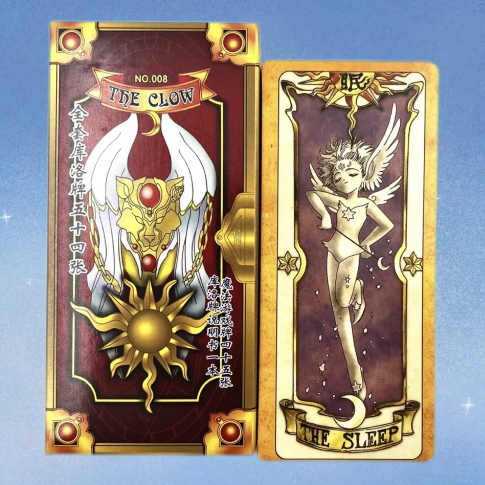 Anime Cosplay Card Captor Sakura KINOMOTO Clow Cards Tarot Paper Poker Funny For Family Friend Party Xmas Props Accessories