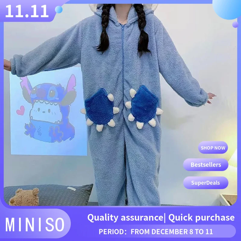 Blue Shark One-piece Pajamas Anime Cartoon Cosplay Costumes Winter Coral Fleece Warm Hooded Nightgown Full Zipper Thick Onesies