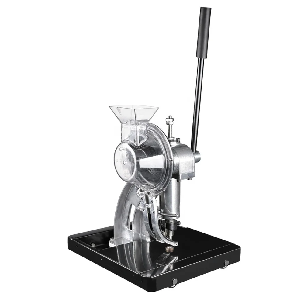 Semi-Automatic Hand Press Grommet Machine Commercial Puncher Eyelet Feeding Tool
