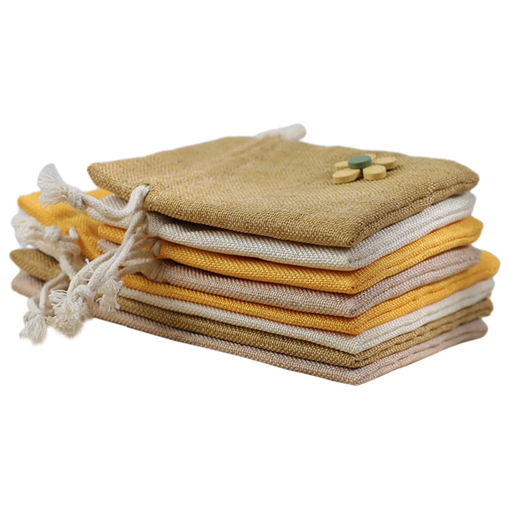 

8pcs Empty Scented Flower Pouch Dried Lavender Sachet Bag Refillable Organza Storage Pouch For Wardrobe Car Gift Packaging