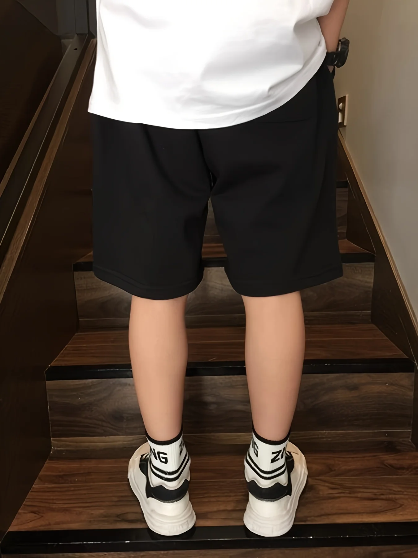Men's Wrinkle-Free Shorts Breathable Cotton Adjustable Drawstring Waist Above-Knee Mid-Calf Fit Feels Like Wearing Nothing