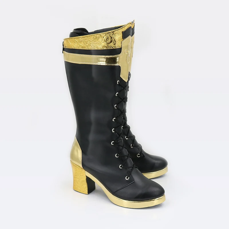 Yaotome Gaku Cosplay Shoes Game IDOLiSH7 Cosplay Golden Shoes Halloween Carnival Boots Cosplay Props Custom Made