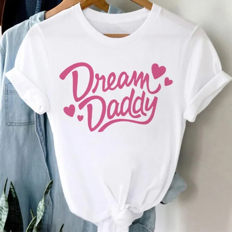 Wind Round Neck Retro Casual Couple T-shirt Summer New Fashion Letter Fun Printed T-shirt Harajuku Summer Short Sleeved Harajuku