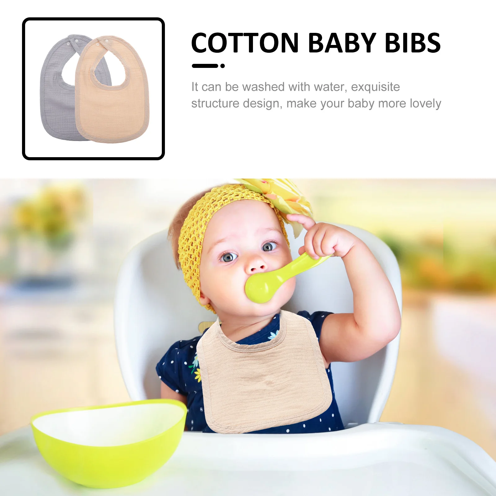 

2 шт., детские нагрудники, хлопковые впитывающие салфетки для новорожденных, мягкие удобные снасти для кормления, детские банданы, нагрудники, салфетки для слюны для новорожденных