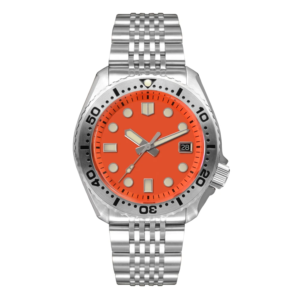 San Martin 42mm Männer Sport Uhren Mechanische NH35 Automatische Edelstahl Saphir 30Bar Wasserdicht Relogio Masculino SN0046