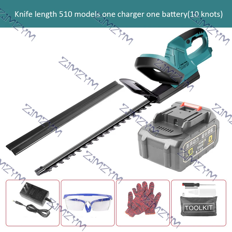 Rechargeable Cordless Electric Hedge Trimmer Lawn Mower for Garden Tool Grass Pruner Trimmer