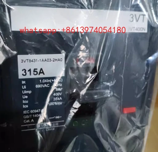 3VT400N 3VT8431-1AA03-2HA0 315A 3P Plastic shell circuit breaker