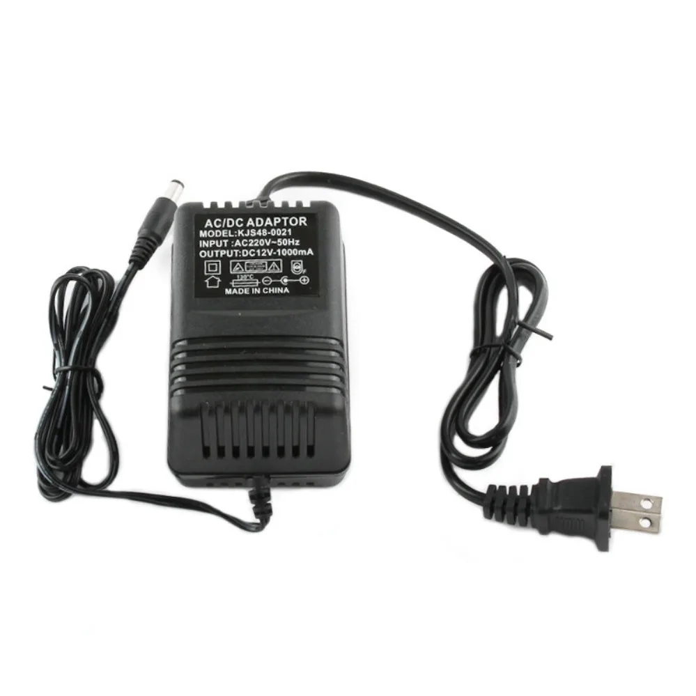 For AC‑DC Dual Line Power Adapter 12V 1000mA Stabilized Supply For CCTV Camera (010)