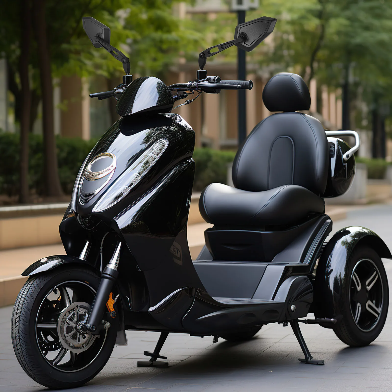 

1Pair Polygonal Rear View Mirrors Adjustable Motorcycle Handlebar Mirrors High Definition Clear Motorcycle Mirror Replacement