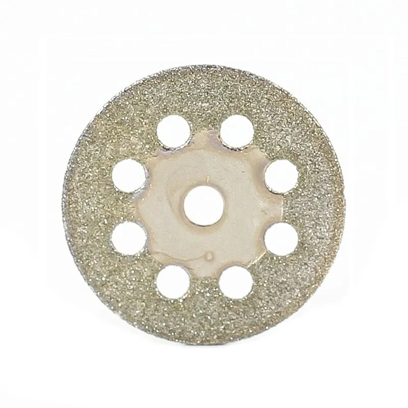 CMCP Mini Diamond Cutting Disc 10PCS 20-30mm With Mandrel Circular  Saw Blades Diamond Grinding Wheel for Dremel Rotary Tool