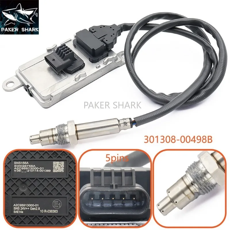 301308-00498B 5WK96756A A2C95913000-01 두산 NOx 센서 엔진 질소 산소 센서 굴삭기용