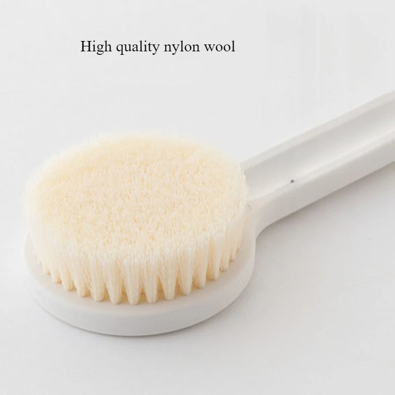 2025 Bath Brush Long Handle Exfoliating Scrub Skin Massager Exfoliation Bathroom Brush Back Body Bath Shower Cleaning Brushes