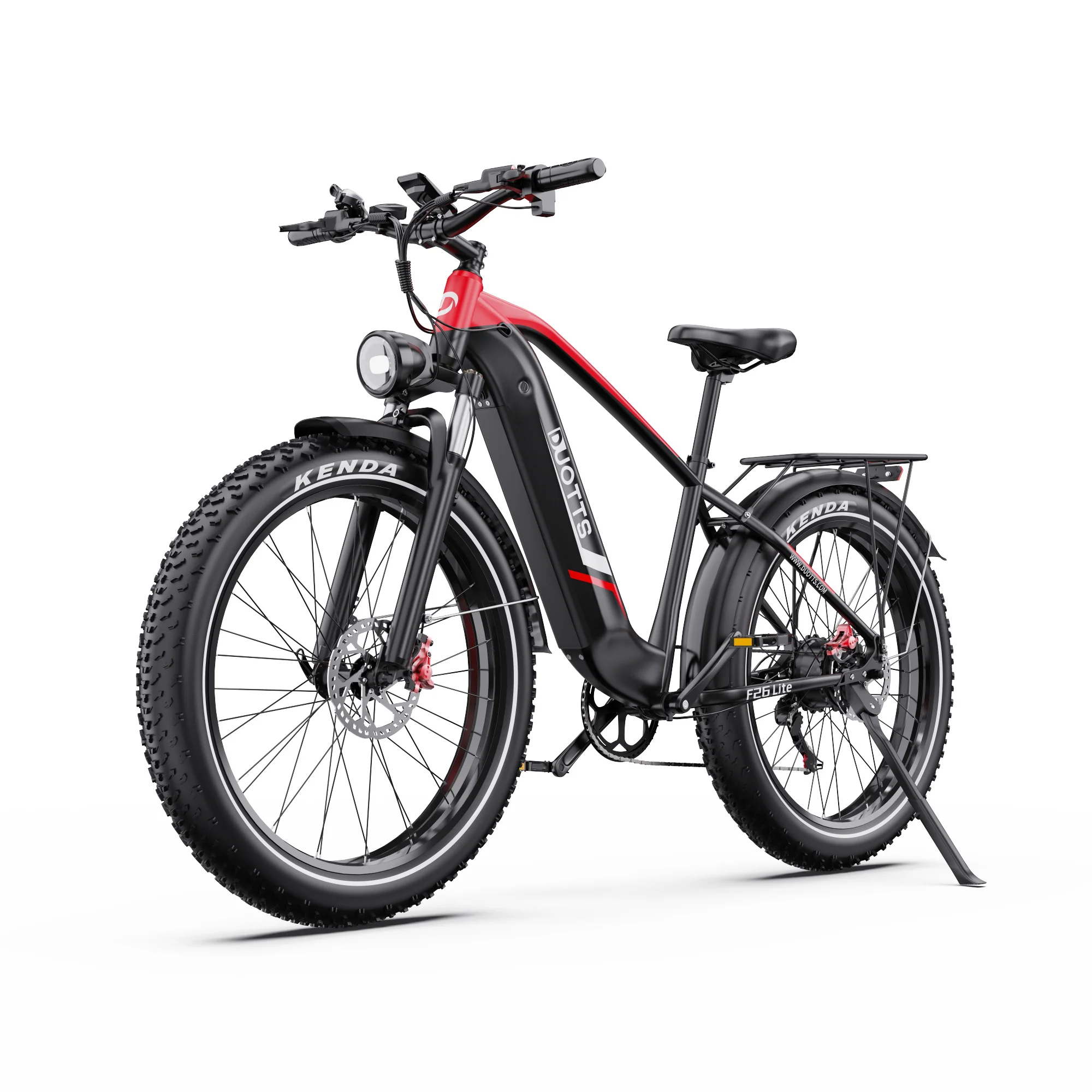 DUOTTS F26 Lite E-Bike 750W Motor 48V18AH Hochleistungs-Lithium-Akku mit Abnehmbarer Batterie APP-Verbindung Hydraulische Bremse Stadtpendler Max. Geschwindigkeit 50km/h 26*4,0 Zoll