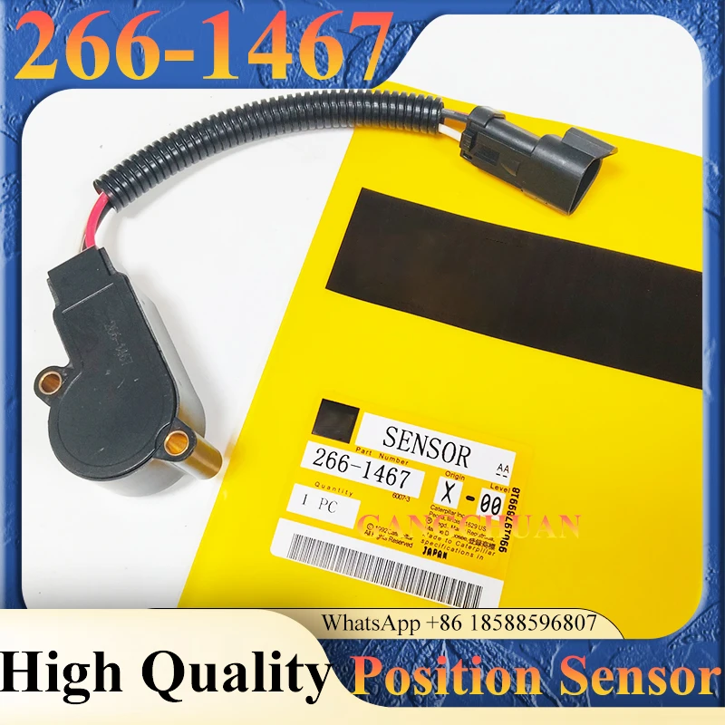 266-1466 266-1467 Throttle Position Sensor 2661466 for Engine C7 C13 C15 3126B 3406E 2661467 for Engine C9 C13