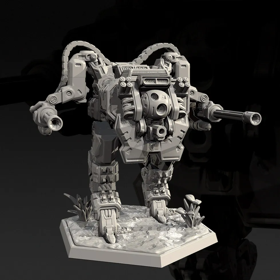 Overall heights 55mm 80mm Machine Armor Model  Kit Self-painting and assembly (3D printing)  TD-7744/3D