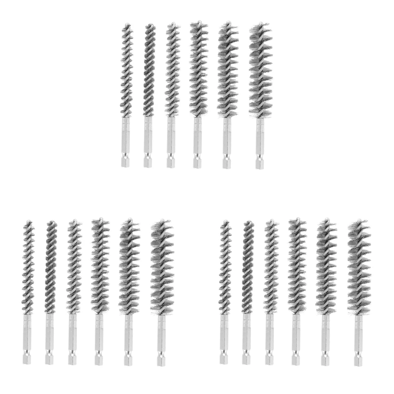 

18 Pcs Wire Brushes For Drill,Stainless Steel Small Wire Brush In Different Sizes,For Cleaning,Cleaning Wire Brush Set