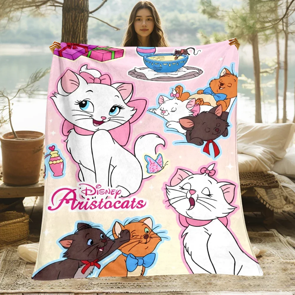 بطانية ماري كات مطبوعة عالية الدقة، رمي الفانيلا خفيف الوزن للسرير، السفر، التخييم، غرفة المعيشة، المكتب، الأريكة، الكرسي #4