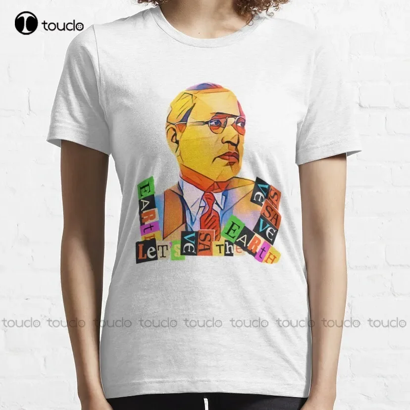 Dr Ambedkar Classic T-Shirt Tee Shirts High Quality Cute Elegant Lovely Kawaii Cartoon Sweet Harajuku Cotton T-Shirt Custom Gift