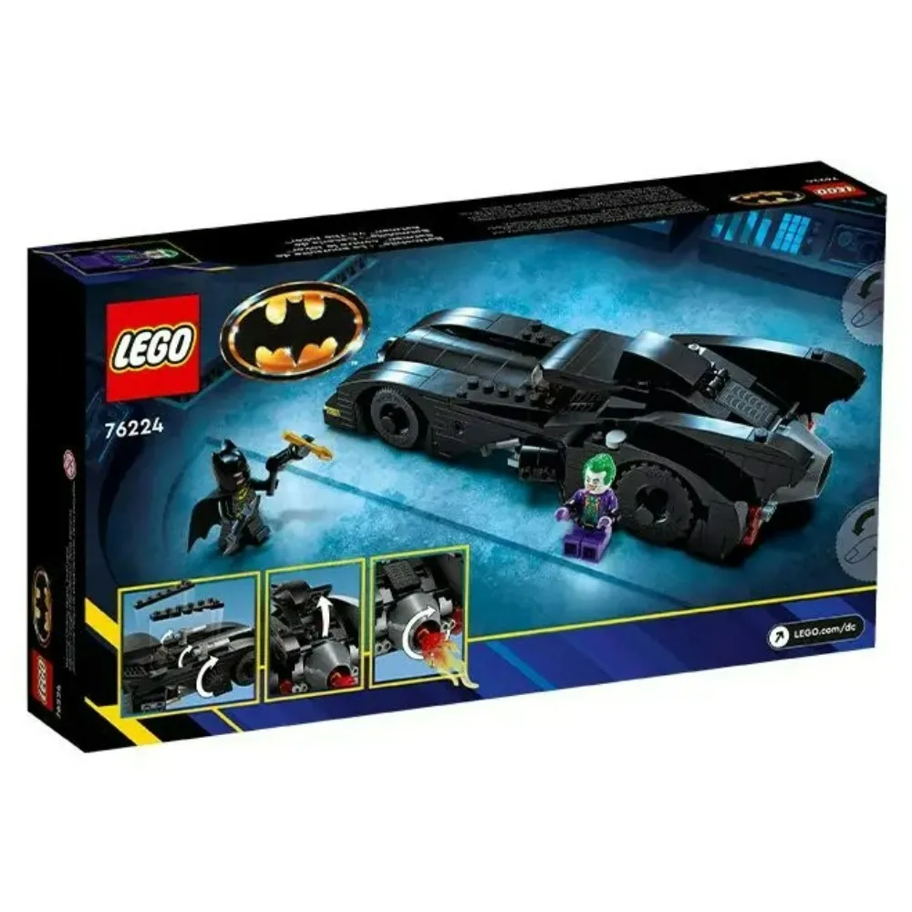 LEGO DC Batmobile: Batman vs. The Joker Chase 76224 Building Toy Set Batman\'s Iconic Vehicle with Weapons and a Minifigure Xmas