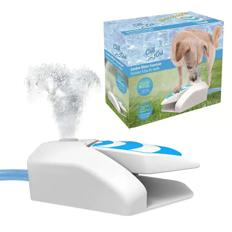 

Automatic Dog Water Feeder Step-On Pet Outdoor Drinking Fountain Waterer For Pet Dog Feeder Doggie Puppy Dispenser Accessories