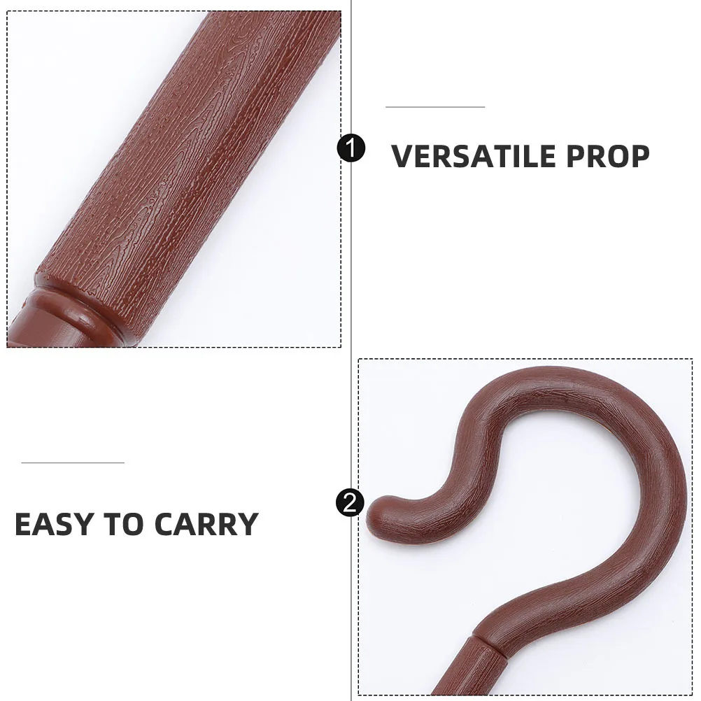 ไม้เท้าพลาสติก 2 ชิ้น สำหรับคอสเพลย์ งานปาร์ตี้ฮาโลวีน การแสดงบนเวที