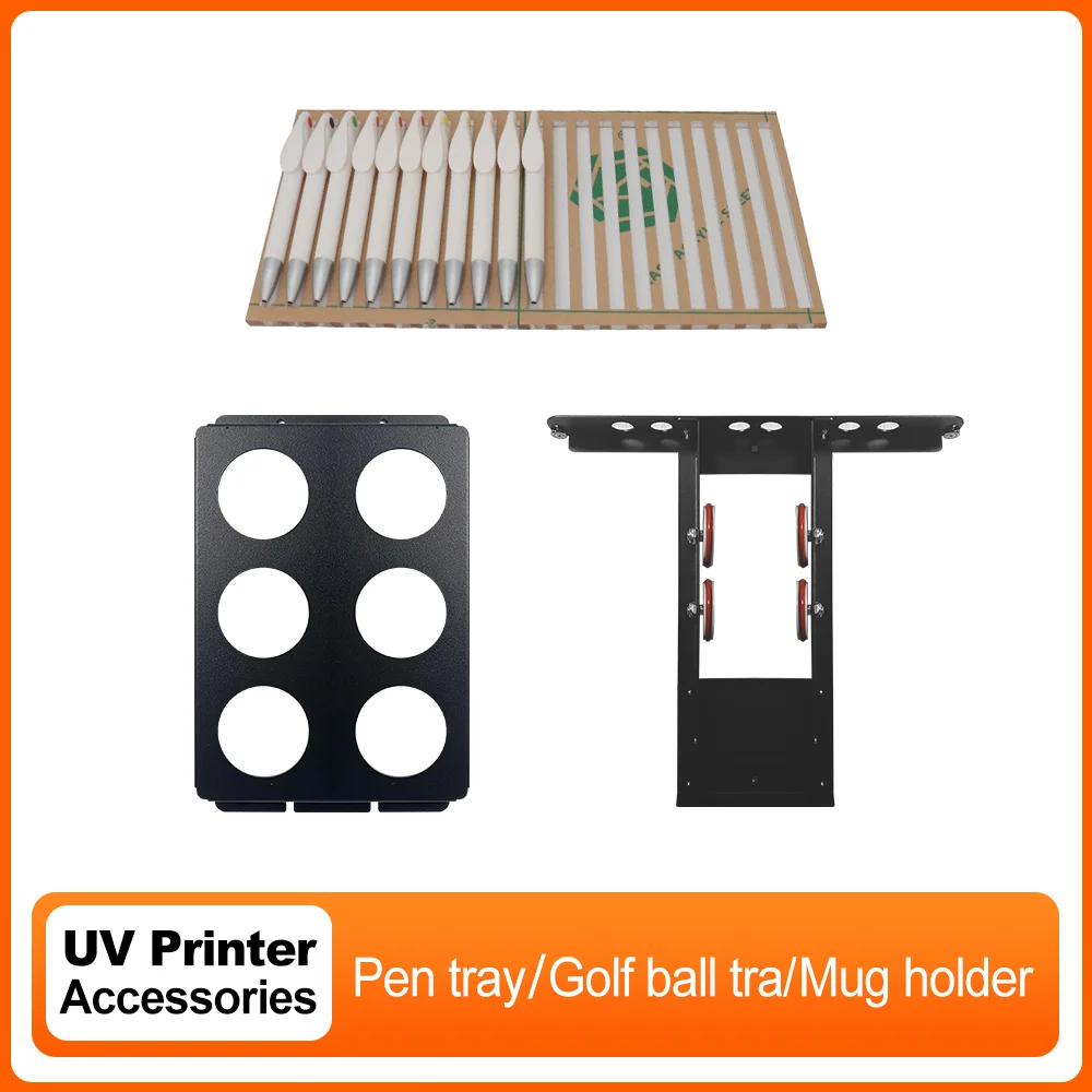 A3 A4 UV Printer Accesorries UV Printer Pen Tray UV Printer Golf Ball Tray UV printer Mug Holder For A3 A4 UV Printers