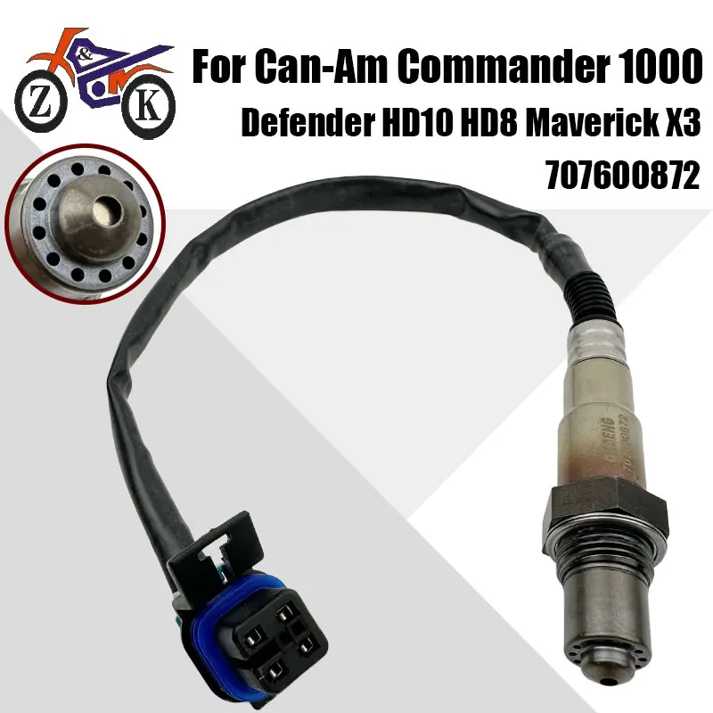 Oxygen Sensor For Can-Am Outlander Maverick Defender Commander Spyder Ryker Replacement Lambda O2 Sensor 0258006956 707600872