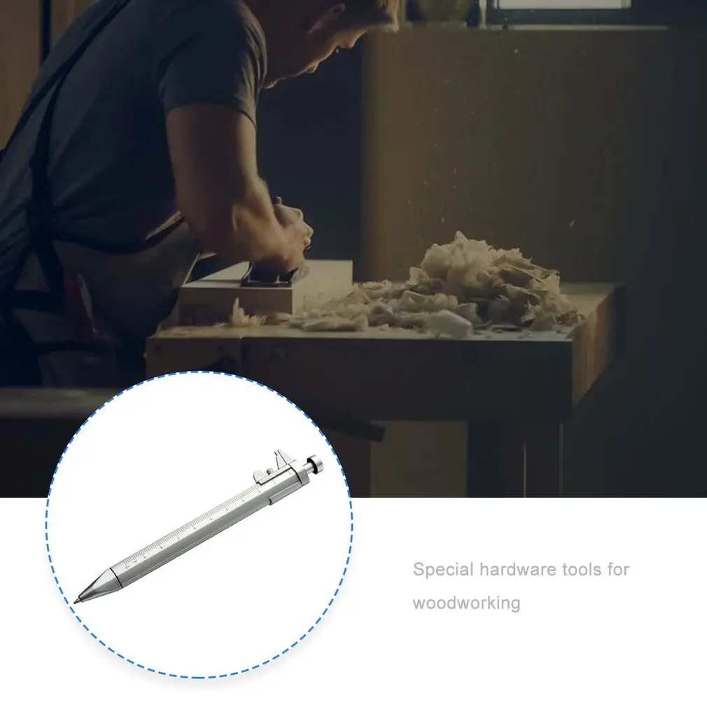 Multifunction Gel Ink Pen Vernier Caliper Roller Ball Pen Stationery Ball-Point Ball-Point 0.5mm Drop shipping