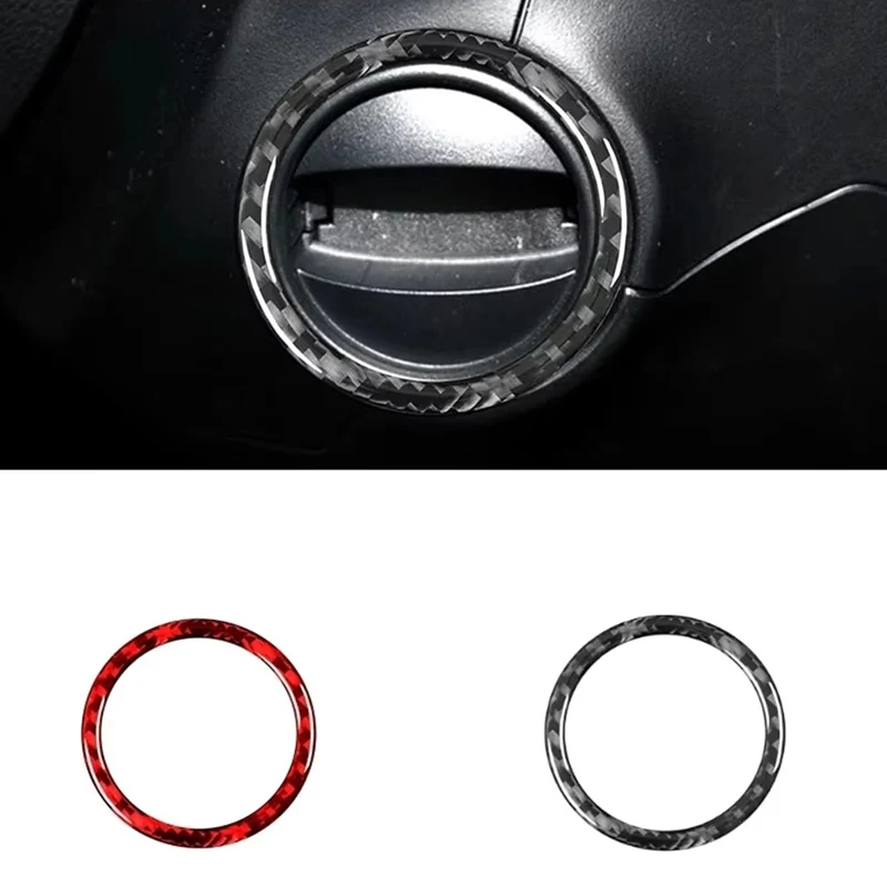 

Carbon Fiber Car Inner Door Audio Speaker Trim Ring Sticker For BMW 6 Series E63 E64 2004 2005 2006 2007 2008 2009 2010 Decorati